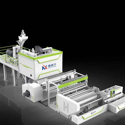 Macchina ribobinatrice per pellicola trasparente